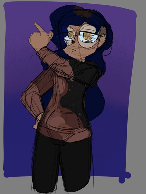 Odette introduction doodle